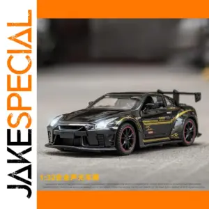 Black 1:32 Diecast Sports Car Model
