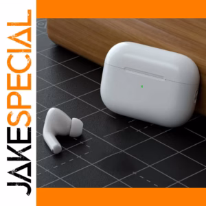 White Wireless Earbuds with Charging Case