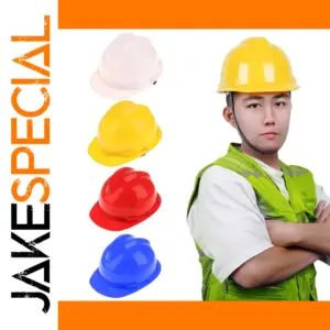 Impact-Resistant Construction Helmet in Vibrant Colors