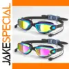Adult Swimming Goggles with 45x50mm Polycarbonate Lenses