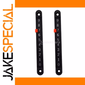 Black Plastic Foosball Score Counters Set of Two