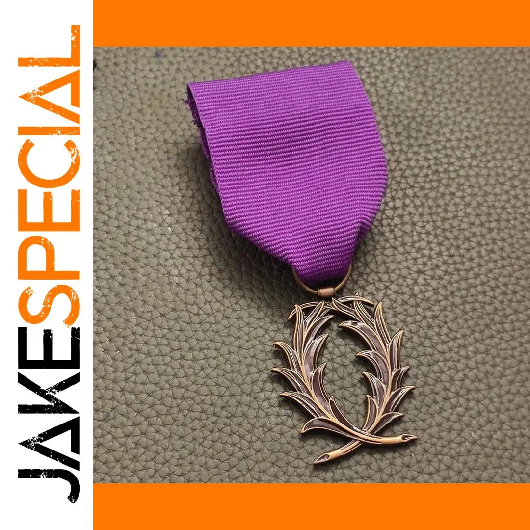 French Palm Leaf Honor Brooch 30x37mm 1 French Palm Leaf Honor Brooch 30x37mm