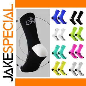 Unisex Cycling Socks with Anti-Slip Grip