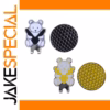 Colorful Magnetic Golf Cap Clip with Bear Design