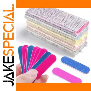 Colorful Double-Sided Nail Files Set (100 Pack)