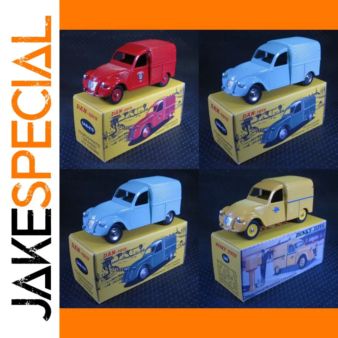 Citroen 2CV Alloy Diecast Model in Red, Blue, Beige 1 Citroen 2CV Alloy Diecast Model in Red, Blue, Beige