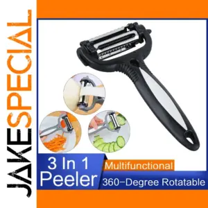 Multifunctional Rotary Peeler with 3 Blades