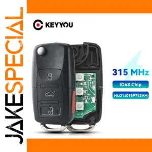 Volkswagen Remote Key for 2002-2005 Models