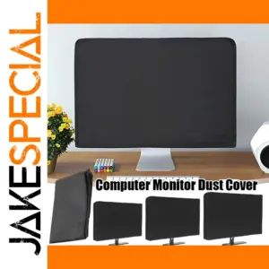 Black Monitor Dust Cover for 19-21 Inches