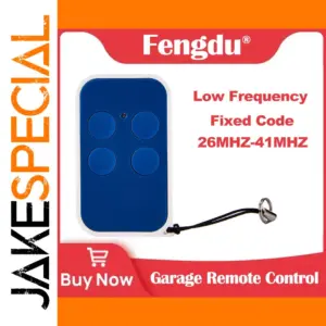Garage Remote Control 26-41MHz 4-Channel, Cloning