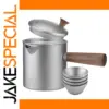 Titanium Outdoor Tea Kettle Set for Travel
