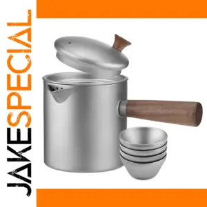 Titanium Outdoor Tea Kettle Set for Travel