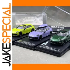 Vibrant Porsche Panamera Touring Diecast Model