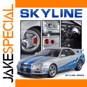 Nissan Skyline GT-R R34 1:18 Scale Die-Cast Model