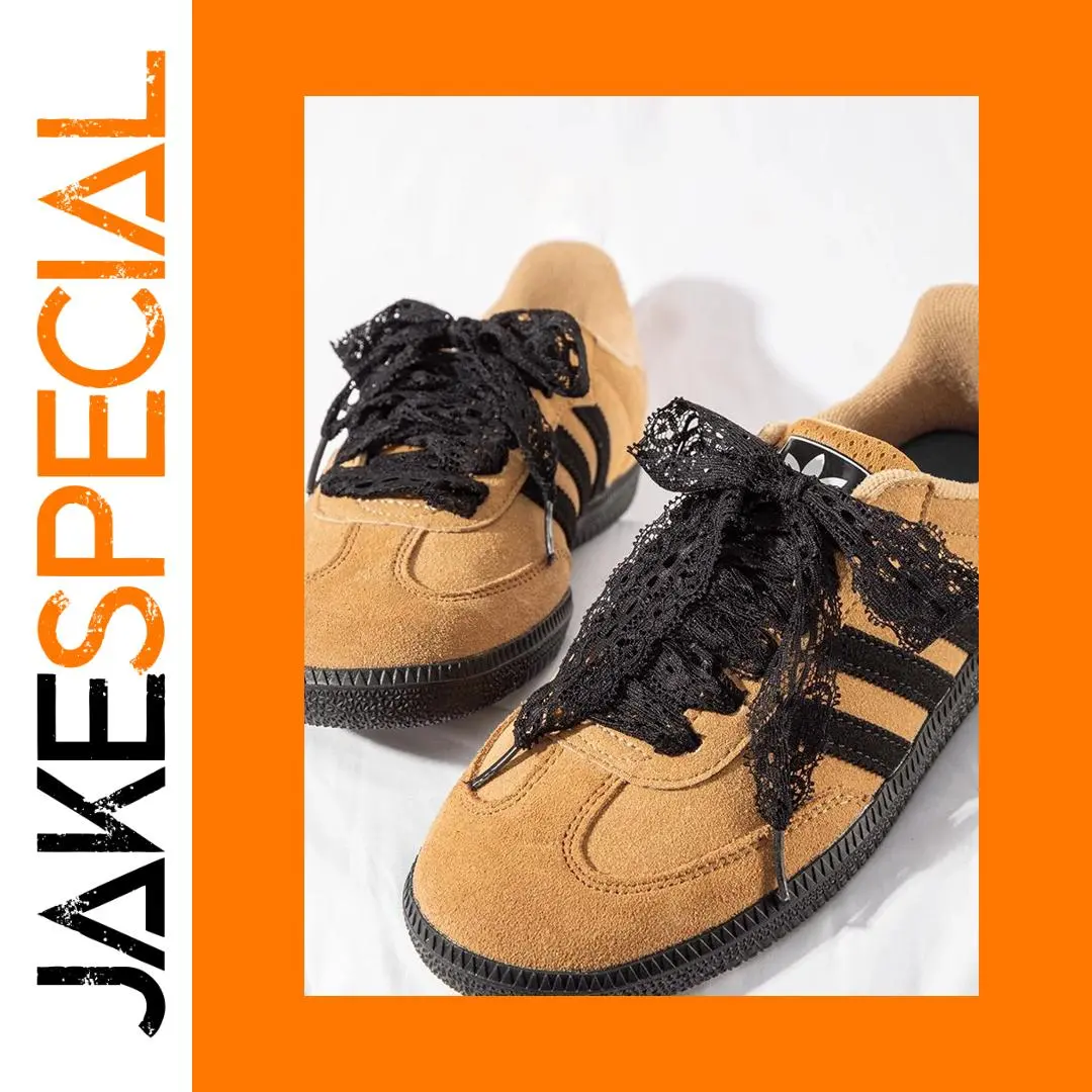 Elegant Sneakers with Floral Lace Ties 1 Elegant Sneakers with Floral Lace Ties