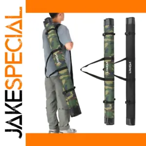 Durable Camouflage Fishing Rod Case