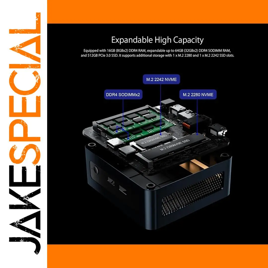 Mini PC Host with AMD Ryzen & 8K Support 1 Mini PC Host with AMD Ryzen & 8K Support