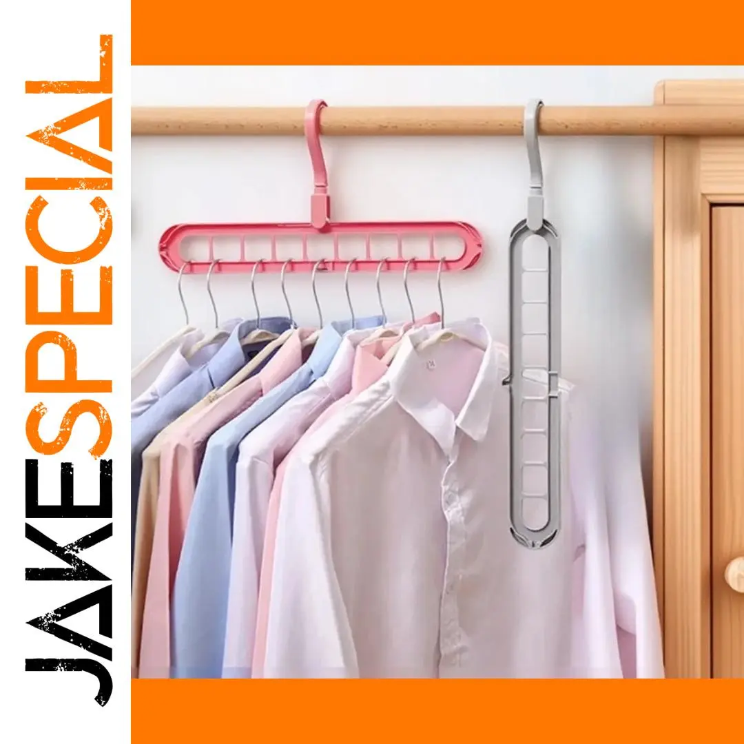 9-Hole Space-Saving Magic Hanger 1 9-Hole Space-Saving Magic Hanger