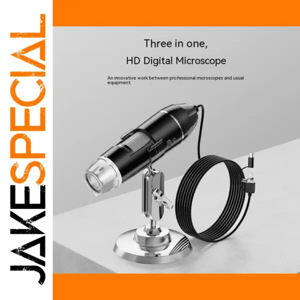 Portable USB Microscope with 3000X Magnification | JakeSpecial