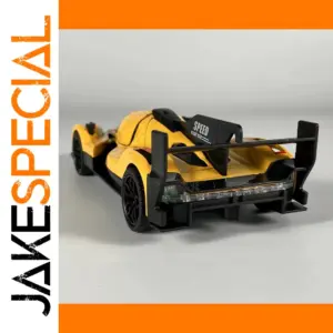 Vibrant Yellow Porsche 963 LMDh Diecast Model