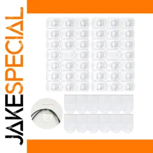 Transparent Indoor Light Hanging Clips Set of 20 or 40