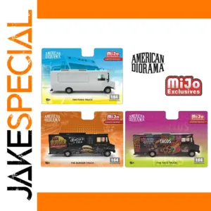 Vibrant 1:64 Tacos Food Truck Model by WELLY