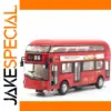 Red Double-Decker City Bus Diecast Model