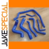 BMW E34 Silicone Radiator Hose, Blue, 1989-1995