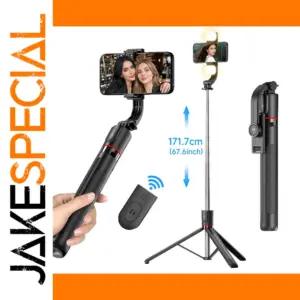 Stainless Steel 6-Section Selfie Stick Tripod