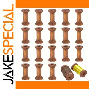 Vintage Wooden Spools for Creative Use