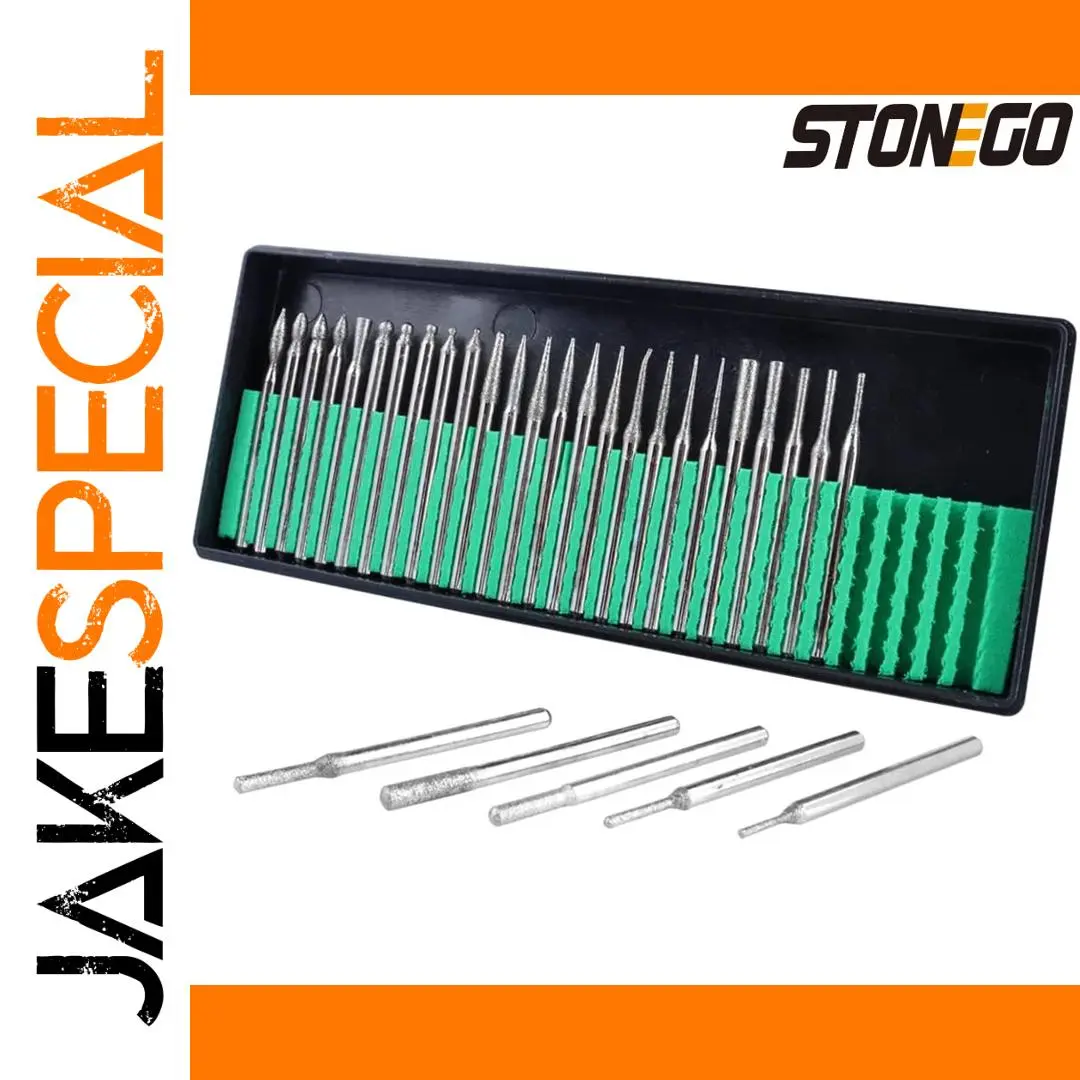 Diamond Burr Set for Grind and Polish 1 Diamond Burr Set for Grind and Polish