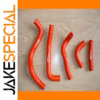Red Silicone Radiator Hose Kit for Kawasaki KDX200 & KDX220R