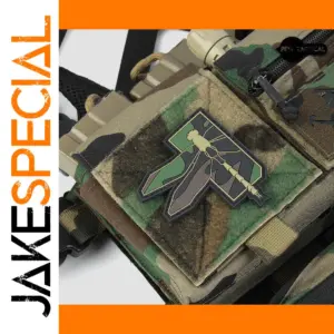 Camouflage Dragonfly PVC Patch for Tactical Gear