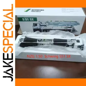 1:50 Cement Pump Truck Model for Collectors