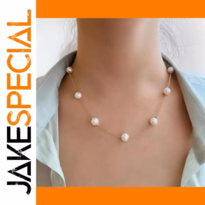 Vintage Pearl Choker Necklace for Women