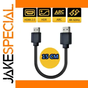 15cm Ultra Short HDMI 2.0 Cable for 4K HDR
