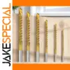 Titanium-Coated Spiral Saw Drill Bit Set