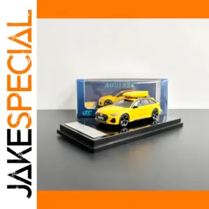 Vibrant Yellow Resin RS6 Avant Model 1/64 Scale