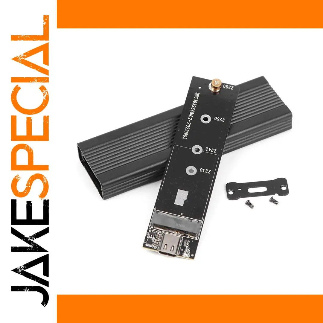 Transparent M.2 SSD Enclosure with USB 3.2 1 Transparent M.2 SSD Enclosure with USB 3.2