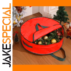 Festive Red Waterproof Christmas Storage Bag