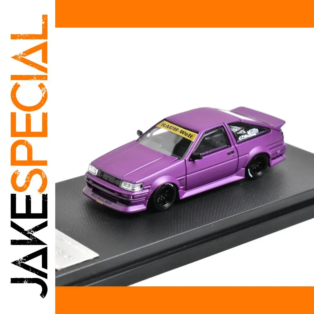 Vibrant Purple RWB AE86 Diecast Model 1 Vibrant Purple RWB AE86 Diecast Model