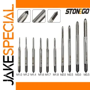 High-Speed Steel Tap Drill Set (M1–M3.5, 10 pcs)
