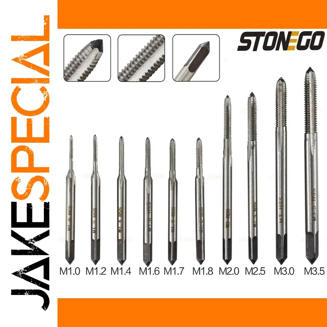 High-Speed Steel Tap Drill Set (M1–M3.5, 10 pcs) 1 High-Speed Steel Tap Drill Set (M1–M3.5, 10 pcs)
