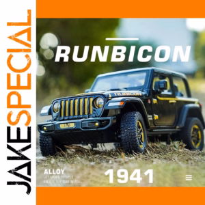 Vibrant 1:20 Scale Jeep Wrangler 4x4 Diecast Model