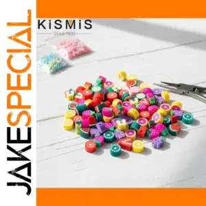 Vivid Polymer Clay Fruit Bead Set, 50pcs