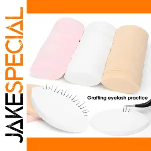 Reusable Eyelash Practice Pad Set with Markings