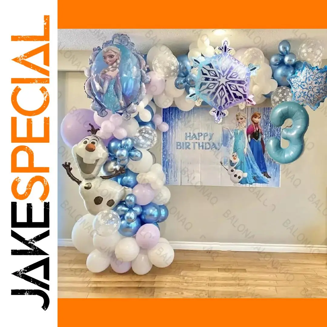 Frozen Themed Foil Balloon Set for Celebrations 1 Frozen Themed Foil Balloon Set for Celebrations