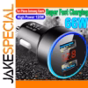 66W Dual USB and USB-C Car Charger
