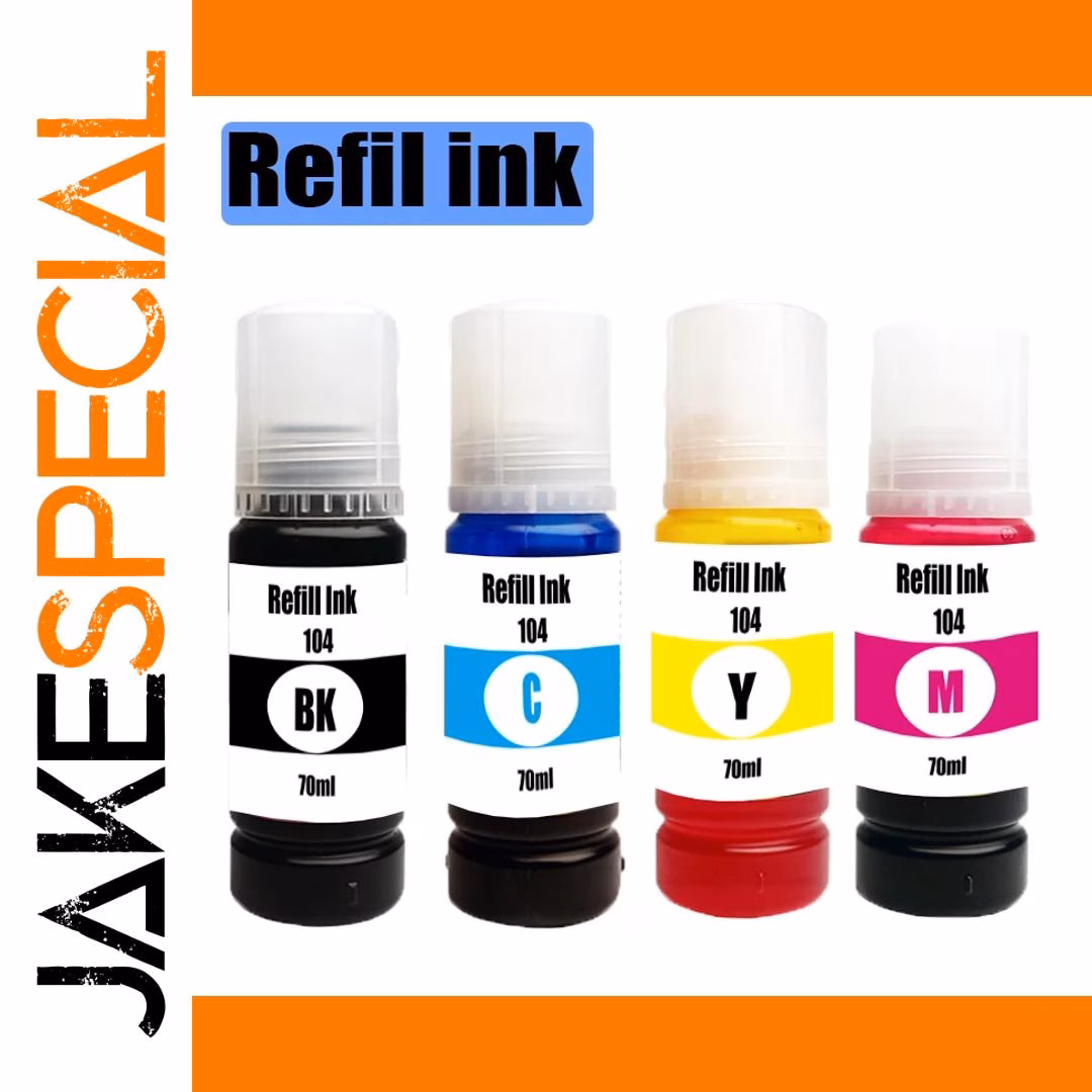 Epson EcoTank Refill Ink Kit - 70ml Set 1 Epson EcoTank Refill Ink Kit - 70ml Set