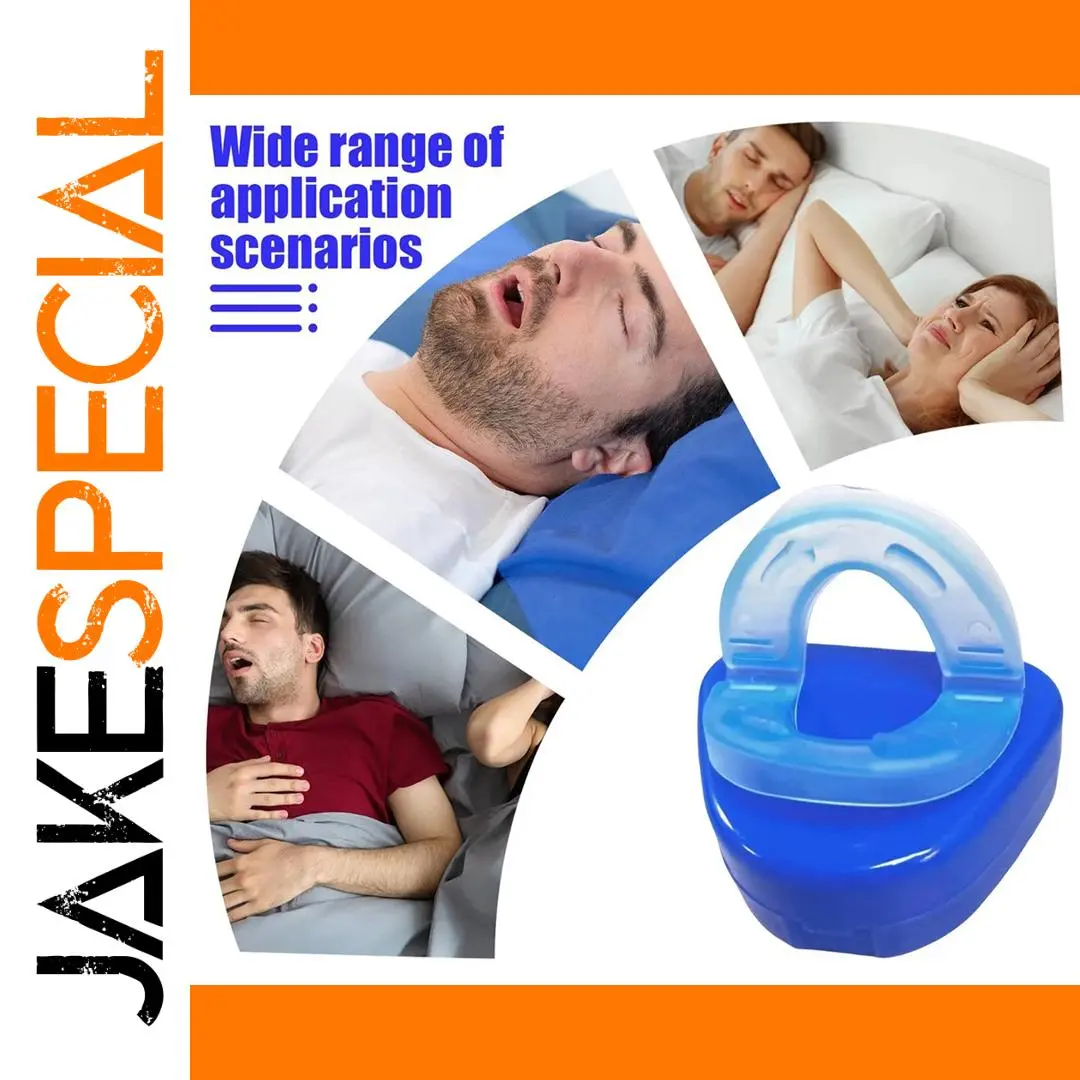 Blue Large Anti Snoring Mouthpiece for Better Sleep 1 Blue Large Anti Snoring Mouthpiece for Better Sleep